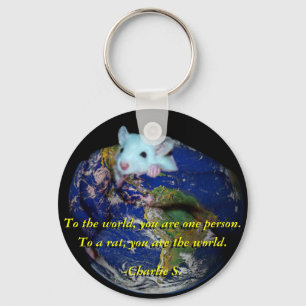 Keychain: 世界のラット キーホルダー