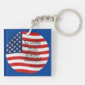 KeyChain「米国が再び上昇」 キーホルダー (裏面)