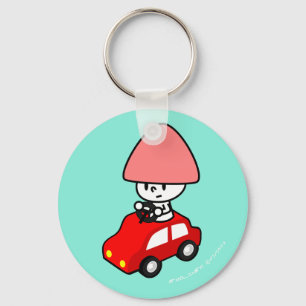 Keychain -車BlueBack キーホルダー