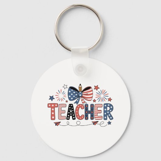 Keychain- America 250th Anniversary  Patriotic キーホルダー (正面)