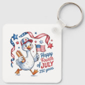 Keychain-America Patriotic 250th Anniversary キーホルダー (裏面)