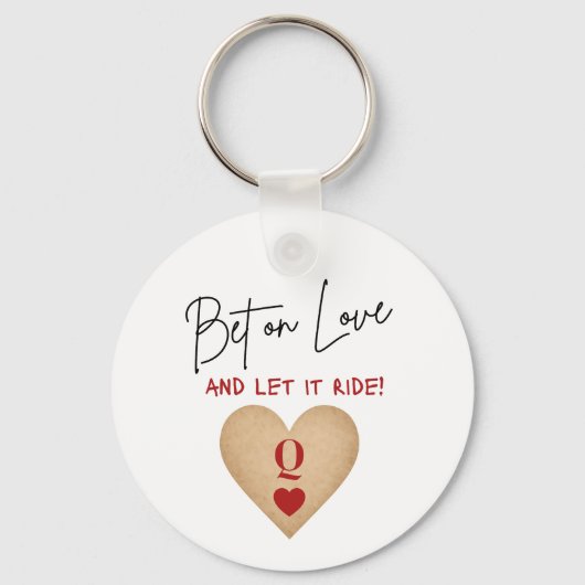 Keychain - Bet on Love, Casino Bachelorette キーホルダー (正面)