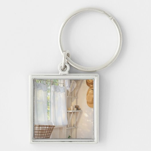 Keychain Curtain in the Wind キーホルダー (正面)