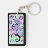Keychain "Eyed Beast" (NOT HOLOGRAPHIC) キーホルダー (裏面)