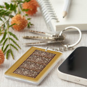 Keychain Fob with design form Papua New Guinea キーホルダー (正面右)