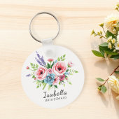 Keychain for bridesmaids, Gift for bride, floral キーホルダー