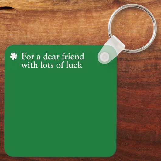 Keychain for Good Luck キーホルダー (裏面)