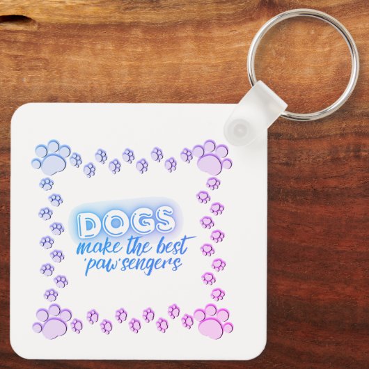Keychain for When You’re a Dog Mom Again キーホルダー (裏面)