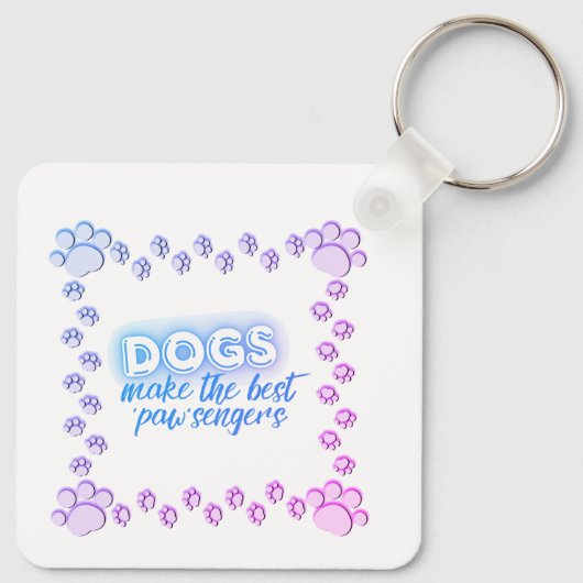 Keychain for When You’re a Dog Mom Again キーホルダー (裏面)