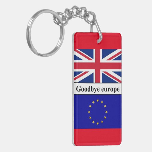 Keychain Goodbye Europe キーホルダー (正面左)