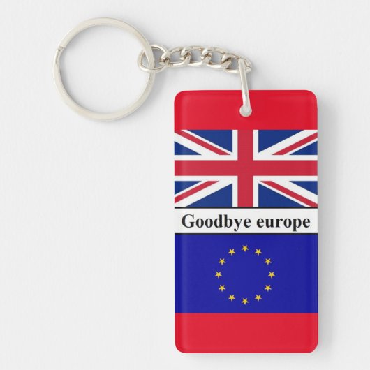 Keychain Goodbye Europe キーホルダー (正面)