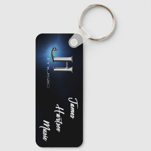 Keychain - James Hartsoe Music singing キーホルダー (裏面)