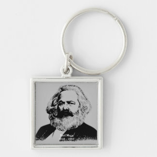 Keychain Karl Marx - square キーホルダー