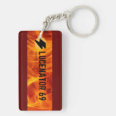 keychain "L69デザインロゴ" キーホルダー (裏面)