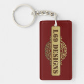 keychain "L69デザインロゴ" キーホルダー (正面)