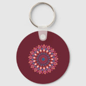 Keychain mandala art  キーホルダー (正面)