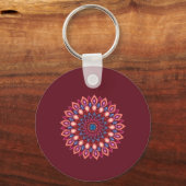 Keychain mandala art  キーホルダー (裏面)