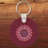 Keychain mandala art  キーホルダー (正面)