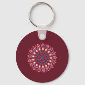 Keychain mandala art  キーホルダー (裏面)