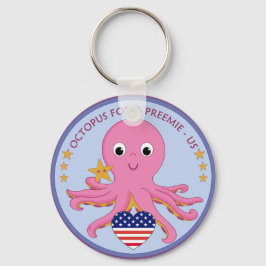 Keychain Octopus For A Preemie US キーホルダー