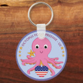 Keychain Octopus For A Preemie US キーホルダー (正面)