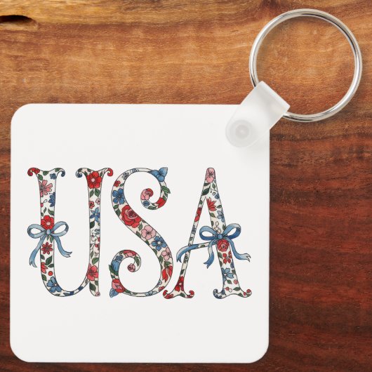   Keychain Patriotic US 250th Anniversary Keychain キーホルダー (裏面)