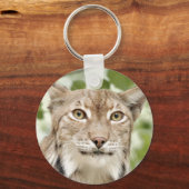 keychain photo lynx, cat , animals. キーホルダー (正面)
