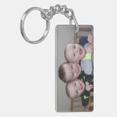 Keychain/Porte-cléの長方形のrectangulaire キーホルダー (正面左)