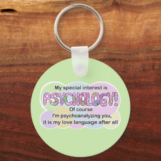 Keychain Psychology Love Language (ADHD, Autistic) キーホルダー
