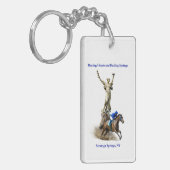  Keychain- Racing Hearts and Healing Springs キーホルダー (正面左)