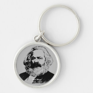 Keychain rond premium Karl Marx キーホルダー
