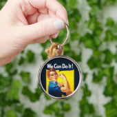 Keychain Rosie我々はそれを行うことができるリベッター キーホルダー (手)