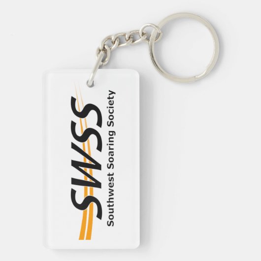 Keychain: Southwest Soaring Society and SWR キーホルダー (裏面)