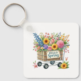 Keychain-Spring Floral Keychain キーホルダー