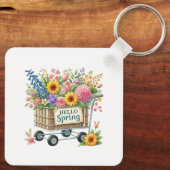 Keychain-Spring Floral Keychain キーホルダー (裏面)