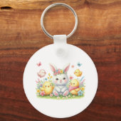 Keychain-Spring Floral Keychain キーホルダー (正面)