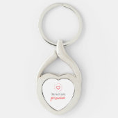 Keychain: This heart beats peruvian キーホルダー (正面)