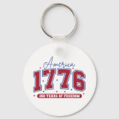 Keychain USA 250th Anniversary Patriotic Keychain キーホルダー (裏面)