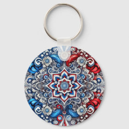 Keychain with フランスの Colorsデザイン キーホルダー