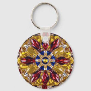 Keychain with Colombia Colorsデザイン キーホルダー