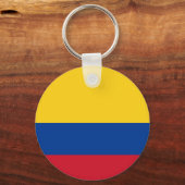 Keychain with Flag of Colombia キーホルダー (正面)