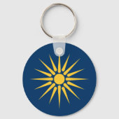 Keychain with Flag of Macedonia, Greece キーホルダー (裏面)