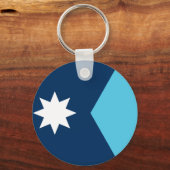 Keychain with Flag of Minnesota, USA キーホルダー (正面)