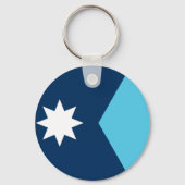 Keychain with Flag of Minnesota, USA キーホルダー (裏面)