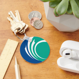 Keychain with Flag of Ottawa, Canada キーホルダー