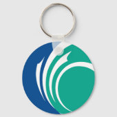 Keychain with Flag of Ottawa, Canada キーホルダー (裏面)