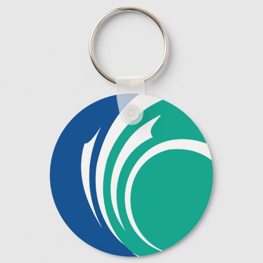 Keychain with Flag of Ottawa, Canada キーホルダー (裏面)