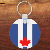 Keychain with Flag of Toronto, Canada キーホルダー (裏面)
