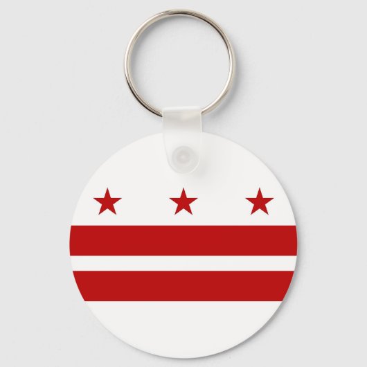 Keychain with Flag of Washington DC キーホルダー (正面)