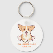 KeychainPerfect Designs for Dog Lovers & Pet Gifts キーホルダー (正面)